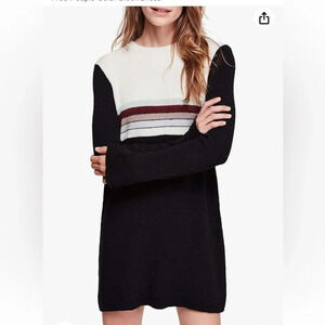 Free People Colorblock Sweater Dress Size S